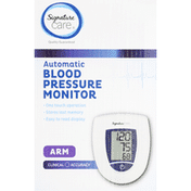 Signature Care Blood Pressure Monitor, Automatic, Arm