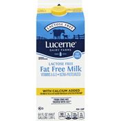 Lucerne Milk, Lactose Free, Fat Free