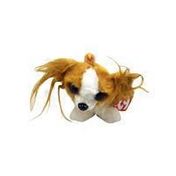 Ty Beanie Babies Barks Brown Dog Clip Plush Toy