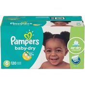 Pampers Baby-Dry Diapers Size 6