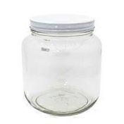 California Glass 1/2 Gallon Round Jar