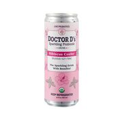Doctor D's Sparkling Probiotic Hibiscus Cooler