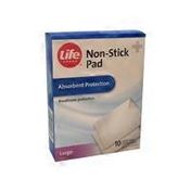 Life Brand 7.6cm x 10.1cm Large Non-Adherent Sterile Pads