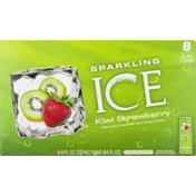 Sparkling Ice Sparkling Water, Kiwi Strawberry, Slim Cans
