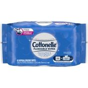Cottonelle Flushable Wet Wipes Resealable Pack