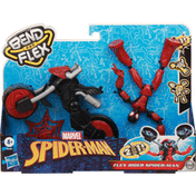Hasbro Flex Rider Spider-Man, 2 in 1, Bend and Flex, Marvel Spider-Man, 4+