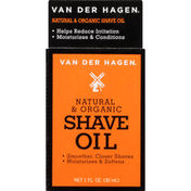Van Der Hagen Shave Oil, Natural & Organic