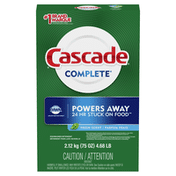 Cascade Powder Dishwasher Detergent, Fresh Scent