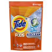 Tide Pods Coldwater Clean Liquid Laundry Detergent Pacs, Fresh Scent