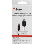 Fuse Cable, Lightning, 10 Feet