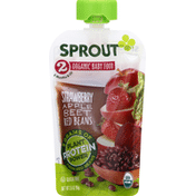 Sprout Baby Food, Organic, Strawberry Apple Beet Red Beans, 2 (6 Months & Up)