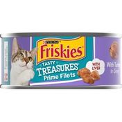 Friskies Cat Food, Prime Fillets, with Turkey in Gravy, with liver