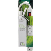 Smart Living Power Strip, Indoor, 6-Outlet, Grounded