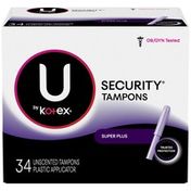 U by Kotex Security Tampons