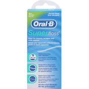 Oral-B Floss Pre-Cut Strands, Dental Floss For Bridges, Braces And Wide