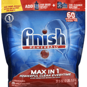 Finish Automatic Dishwasher Detergent, Max in 1, Tablets