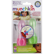 Munchkin Food Pouch Spoon Tips, 4+ Months