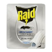 Raid Mouse Trap Kill & Contain Disposable - 2 CT