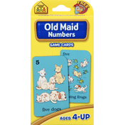 School Zone Game Cards, Old Maid Numbers