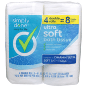 Simply Done Ultra Soft Bath Tissue Double Rolls