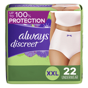Always Discreet DISCREET Incontinence Underwear, Maximum