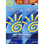 COMPLETE Multi-Purpose Solution, Easy Rub Formula, Twin Pack