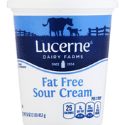Lucerne Sour Cream, Fat Free