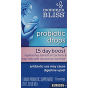 Mommy's Bliss Probiotic Drops, 15 Day Boost, Newborn +