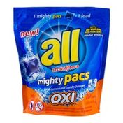 All Mighty Pacs Laundry Detergent with Stainlifters - 20 CT