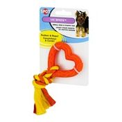 SPOT Lil' Sports Small & Puppy Dog Toy Rubber & Rope