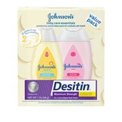 Johnson's Baby Care Essentials Gift Set With Travel-Size Baby Products