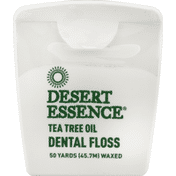 Desert Essence Dental Floss, Waxed, Tea Tree Oil