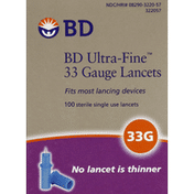 BD Lancets, 33 Gauge