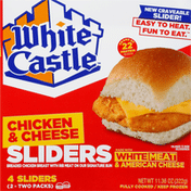 White Castle Sliders, Chicken & Cheese