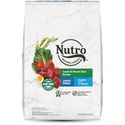 NUTRO Large Breed Puppy Dry Dog Food, Lamb & Brown Rice Recipe