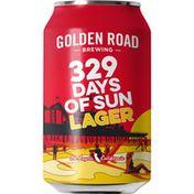 Golden Road Brewing 329 Days Of Sun Lager Beer Can