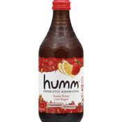 Humm Kombucha, Probiotic, Strawberry Lemonade