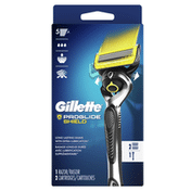 Gillette ProGlide Shield Men's Razor Handle + 2 Blade Refills