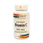 Solaray Two-Stage, Timed-Release Vitamin C 500mg Capsules