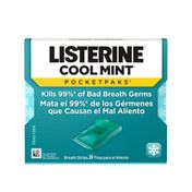 Listerine Cool Mint Pocketpaks Breath Strips
