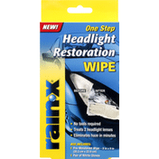 Rain-X Wipe, Headlight Restoration, One Step