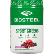 BioSteel Dietary Supplement, Pomegranate Berry Flavor, Sport Greens, Powder