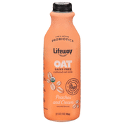 Lifeway Oat Milk, Cultured, Dairy-Free, Peaches and Cream