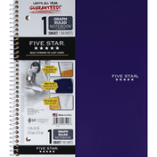 Five Star Notebook, 1 Subject, Graph Ruled, 100 Sheets