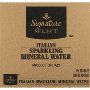 Signature Select Sparkling Water, Mineral, Italian