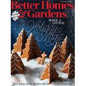 Better Homes & Gardens Magazine, Holiday Magic