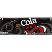 Signature Select Soda, Zero-Calorie, 12 Pack