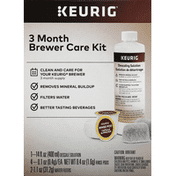 Keurig Dr Pepper Brewer Care Kit, 3 Month