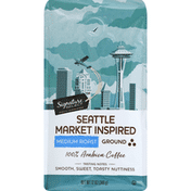 Signature Select Coffee, 100% Arabica, Ground, Medium Roast, Seattle Market Inspired