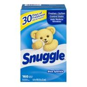 Snuggle Fabric Conditioner Sheets Blue Sparkle - 160 CT